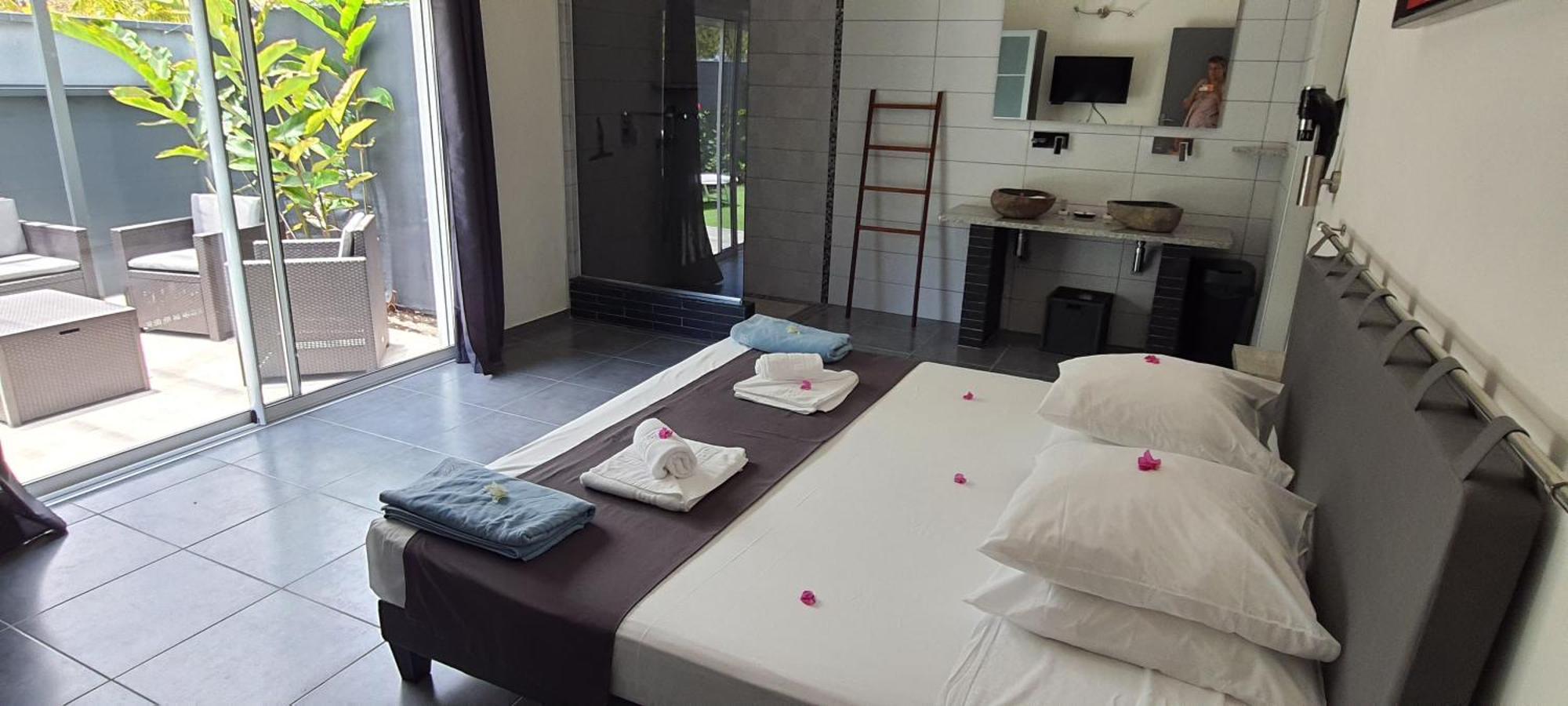 Villa Orchidee Vue Mer Piscine &Spa - V. Ciel&Mer سانت فرانسوا المظهر الخارجي الصورة
