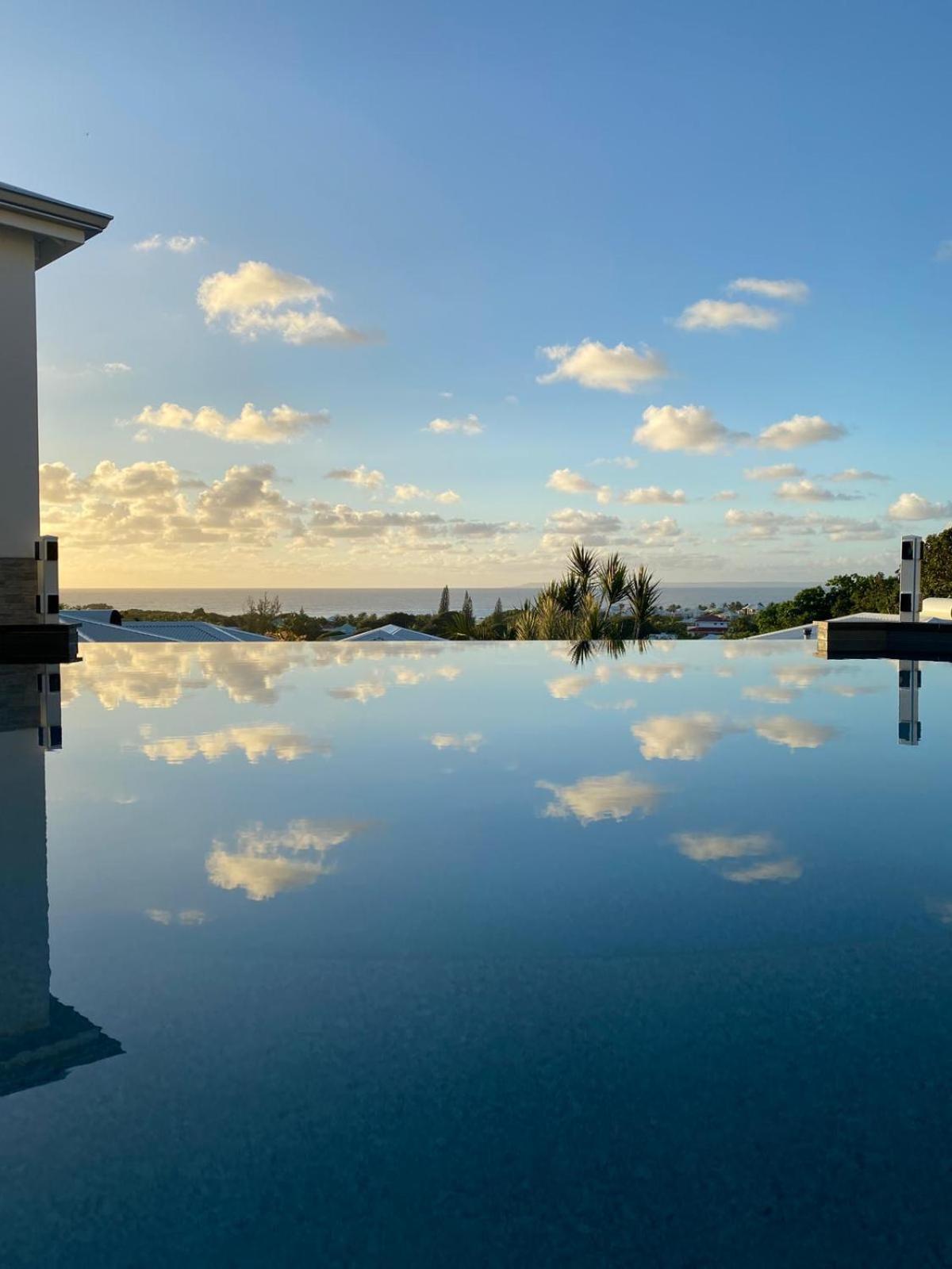 Villa Orchidee Vue Mer Piscine &Spa - V. Ciel&Mer سانت فرانسوا المظهر الخارجي الصورة