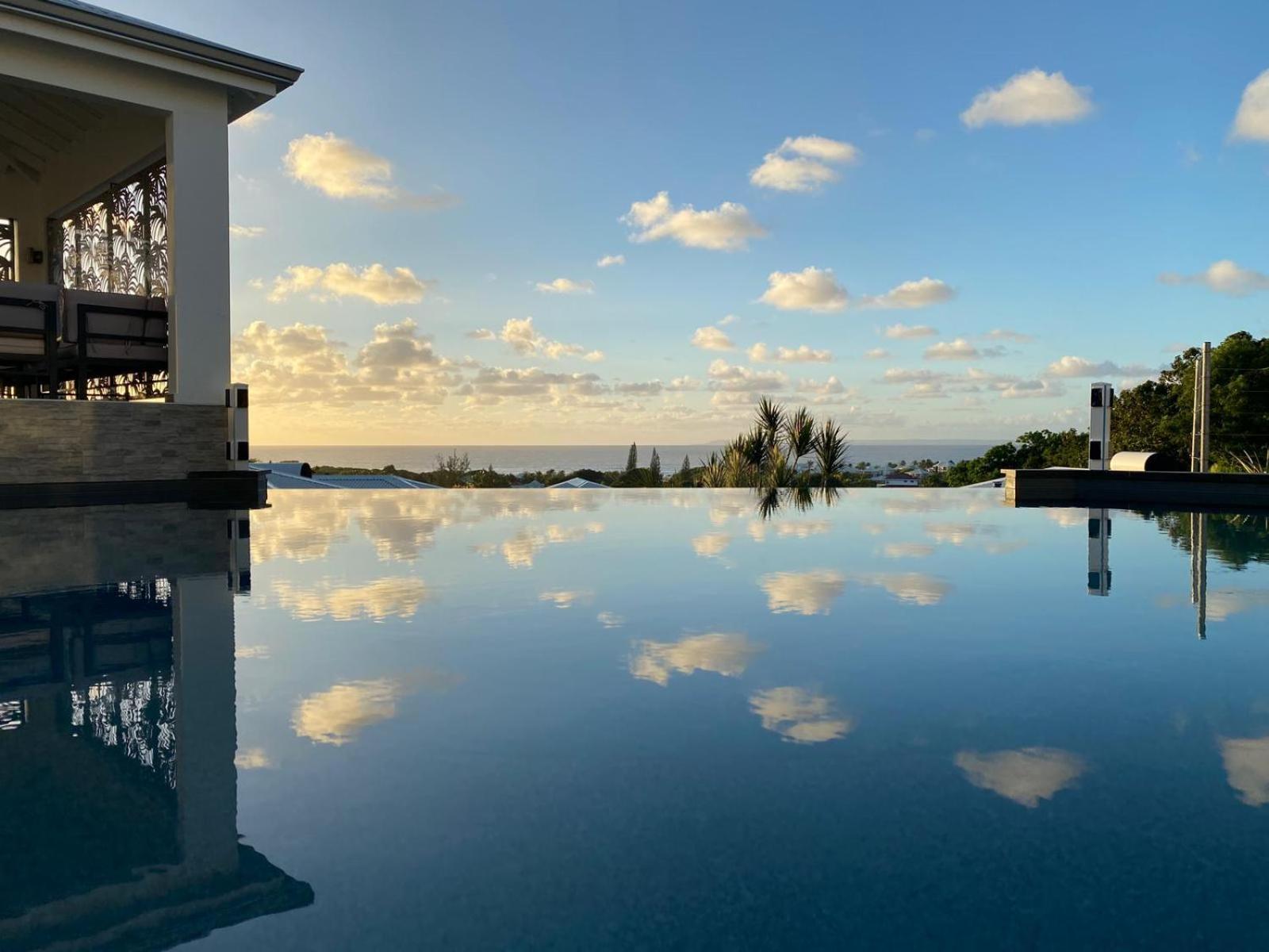 Villa Orchidee Vue Mer Piscine &Spa - V. Ciel&Mer سانت فرانسوا المظهر الخارجي الصورة
