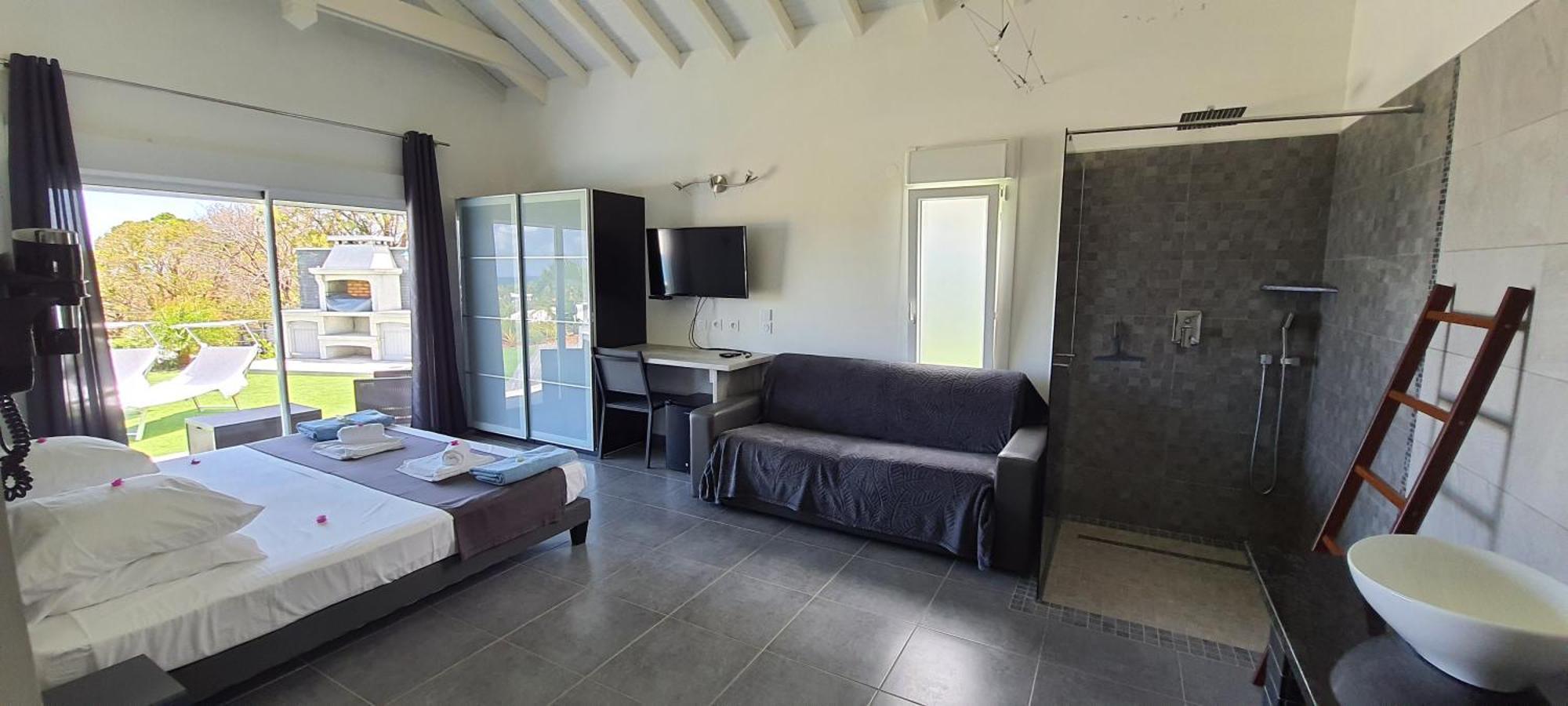 Villa Orchidee Vue Mer Piscine &Spa - V. Ciel&Mer سانت فرانسوا المظهر الخارجي الصورة