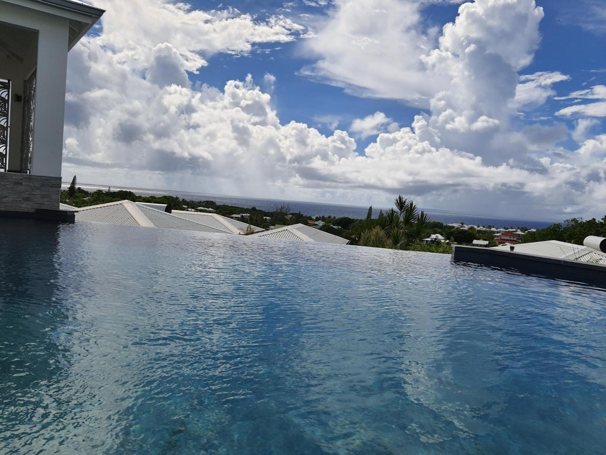Villa Orchidee Vue Mer Piscine &Spa - V. Ciel&Mer سانت فرانسوا المظهر الخارجي الصورة